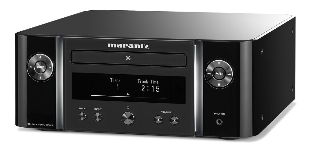 Marantz M-CR612/N1B schwarz Netzwerk CD-Receiver mit Heos