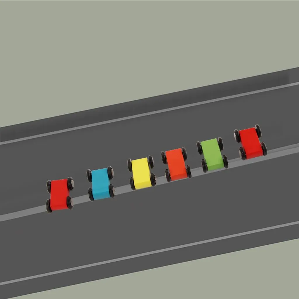 Circuit de Voiture Track Ramp Racing Mini Auto Jouet Kit de Glisse