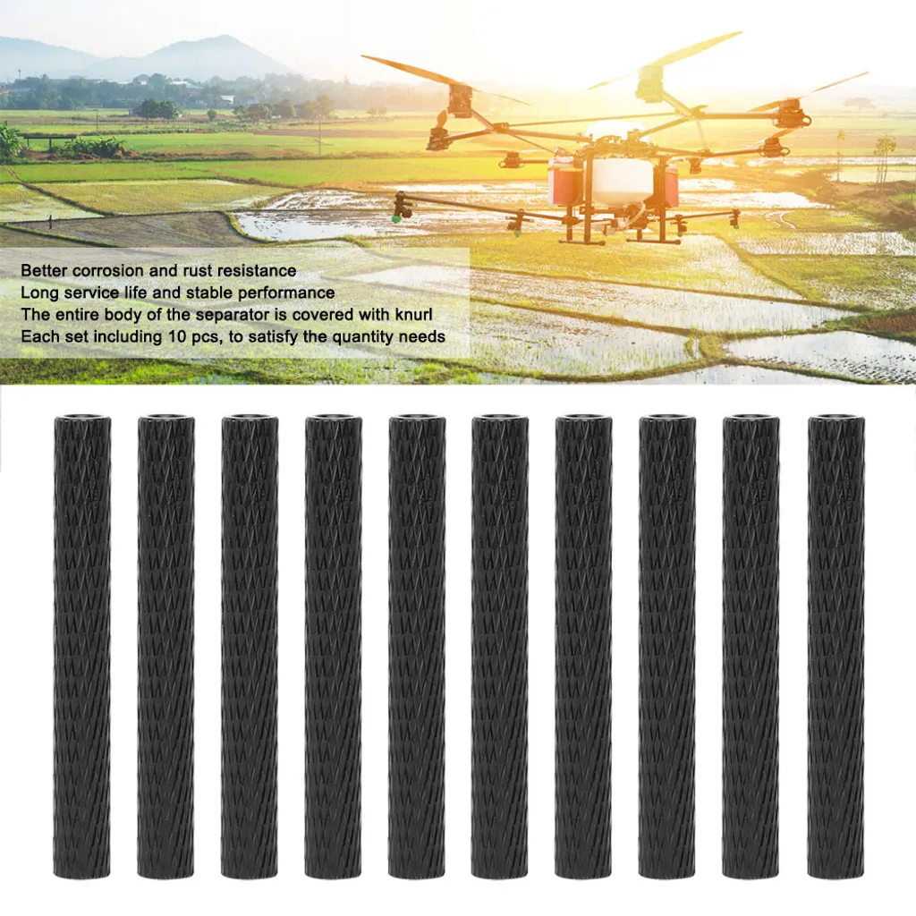 Kit 10 Distanziali M3 40mm Alluminio Nero - Stile e Performance FPV - 6