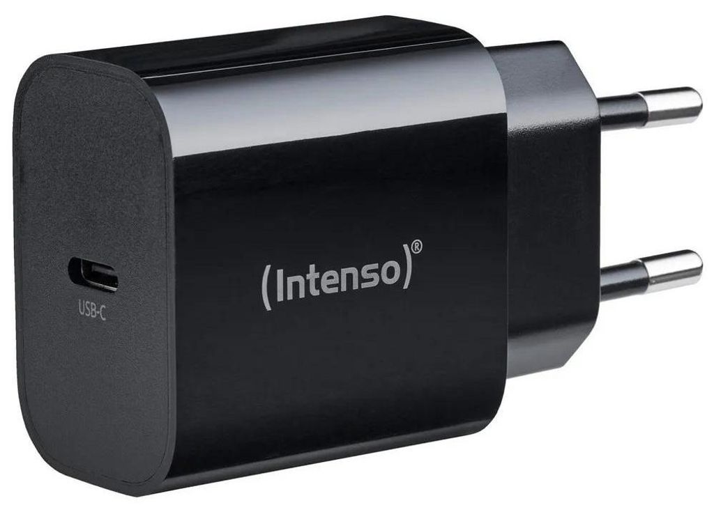 Intenso 7802010 Intenso Power Adapter 1x USB-C 20W Black Imagen del producto 