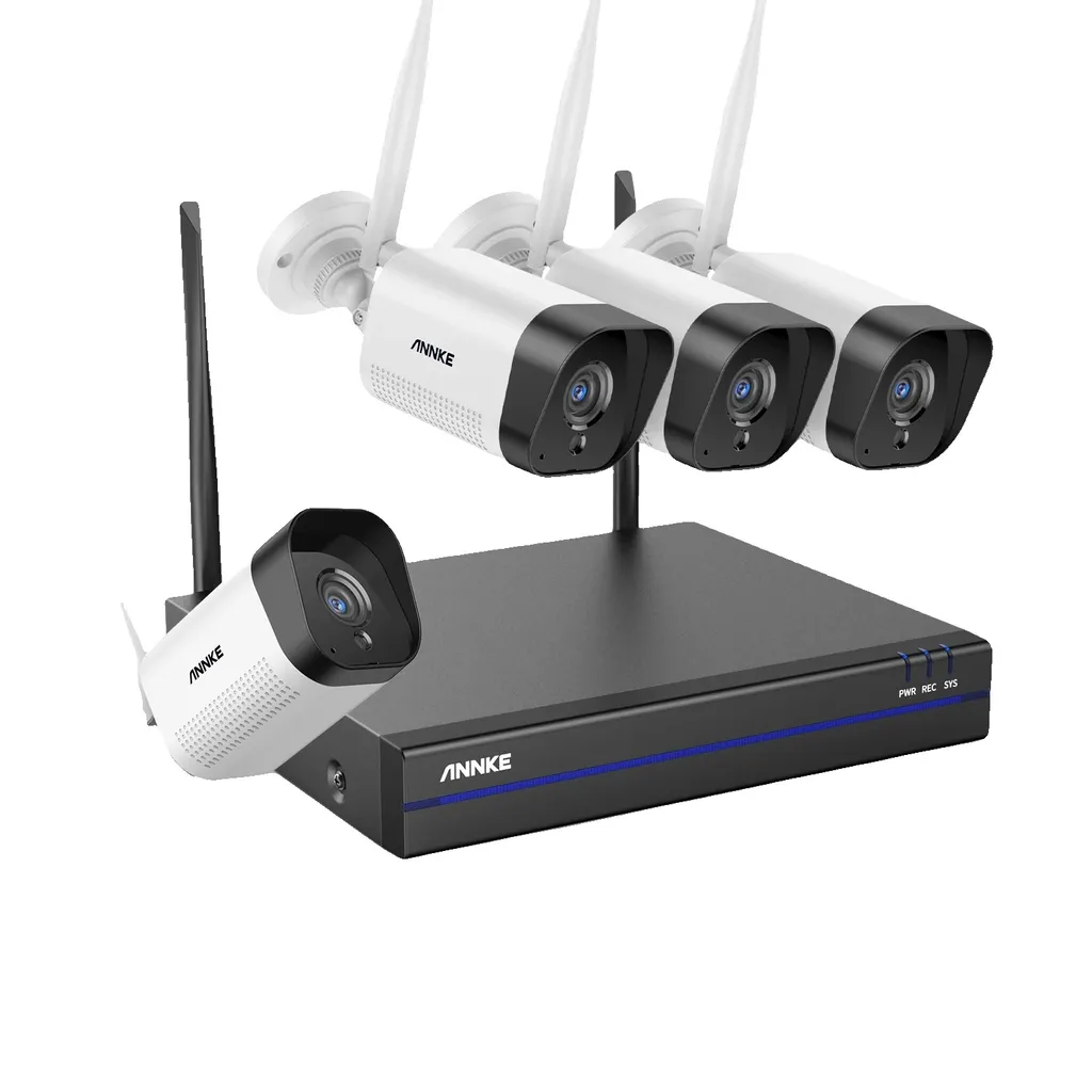 Caméra de surveillance extérieure WLAN avec audio bidirectionnel et 0TB