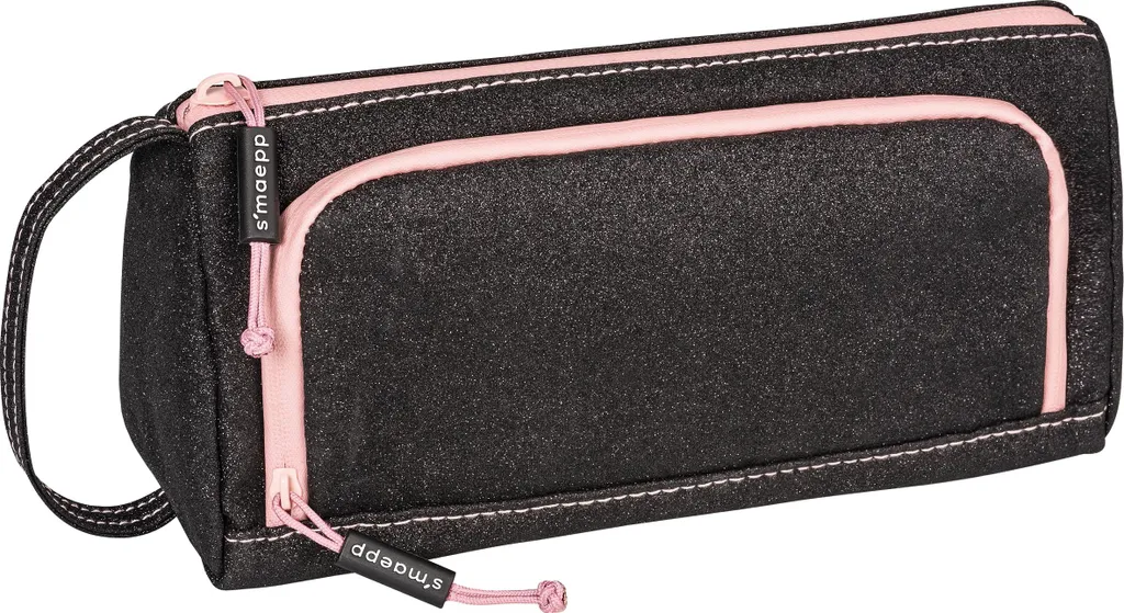BRUNNEN s'maepp Midnight Sky 1049239001 Astuccio Nero Effetto Glitter