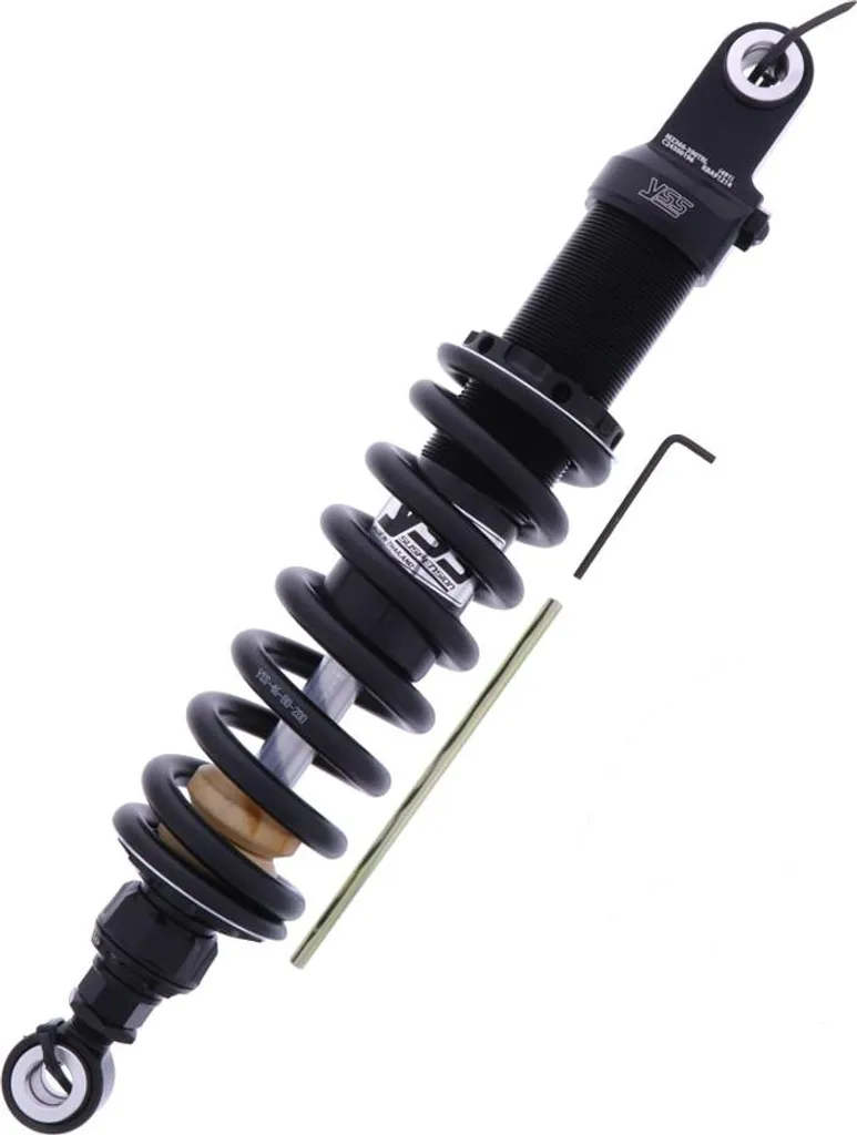 Amortisseur arrière réglable YSS noir MZ366-390TRL-07-B pour moto