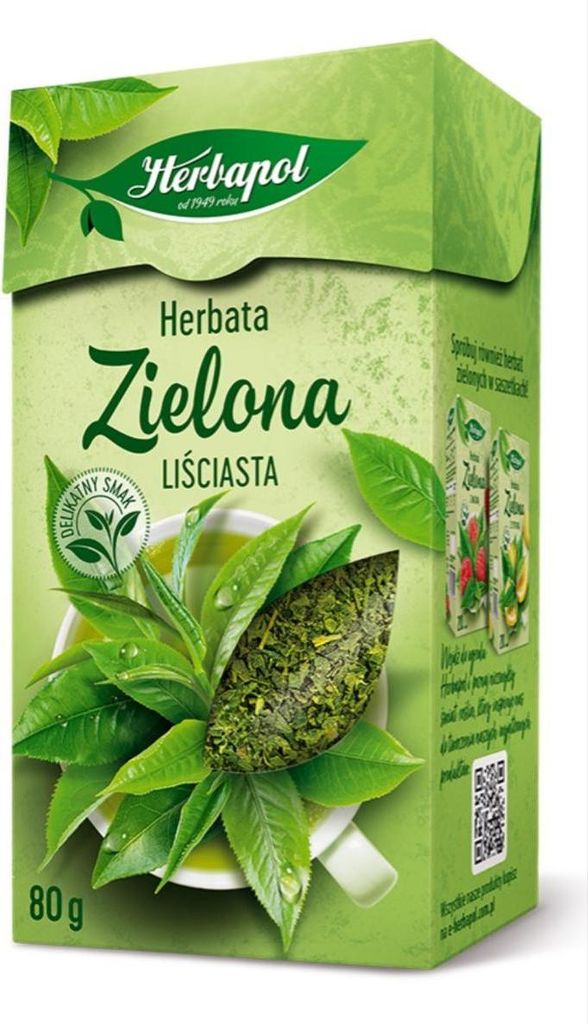 Herbapol Grüner Tee lose 80g - loser Grüntee 100% Reiner natürlich