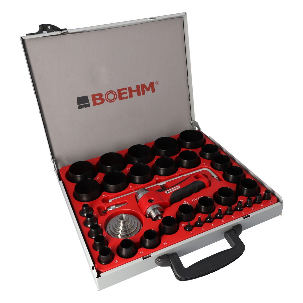 BOEHM JLB259PACC Locheisensatz 2-59mm inkl. Halter, Produktbild 