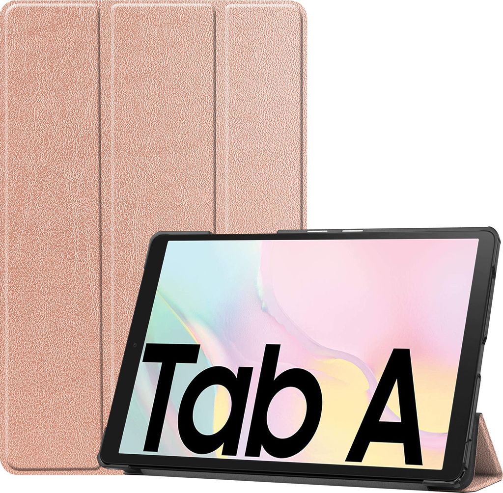 Case2go - Hülle kompatibel mit Samsung Galaxy Tab A7 10.4 (2020) - Tablet-Hüllen - Kunstleder Tablet Case Schutzhülle - Roségold