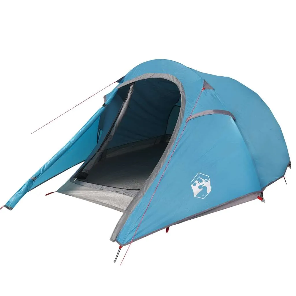 Tenda a tunnel 3 persone Blu Impermeabile