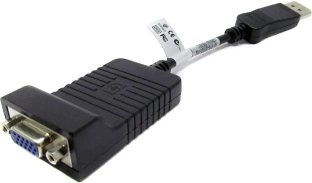 Adaptateur HP DisplayPort vers VGA : Connectez votre PC DP sur Écran VGA