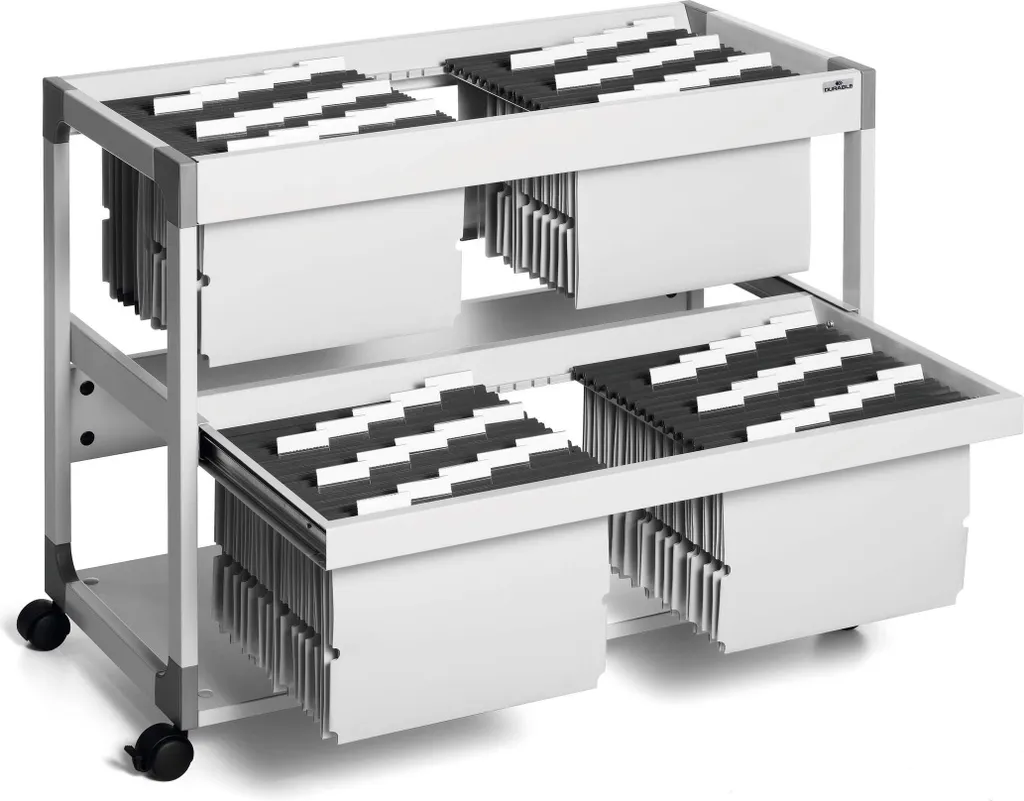 Classement de Bureau : Solution Anti-Désordre avec Chariot à Dossiers - 2