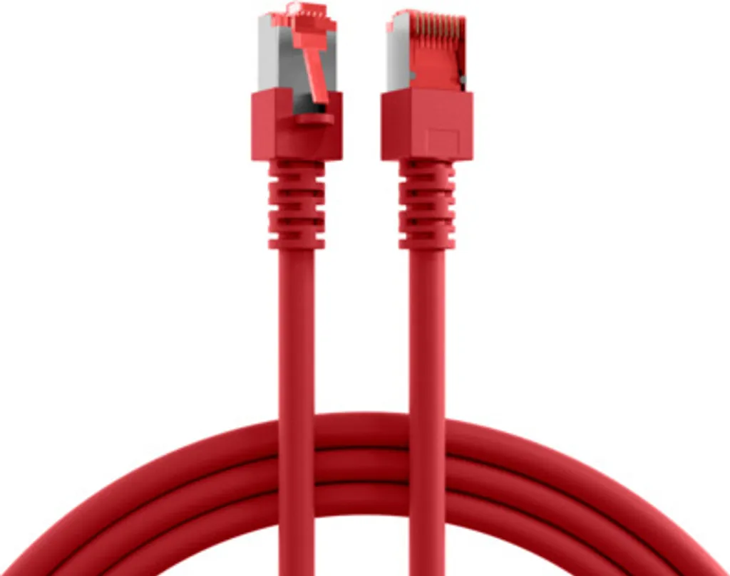 Cavo LAN 15m Rosso EFB Cat.6 S/FTP LSZH - Massima Velocità e Zero Lag