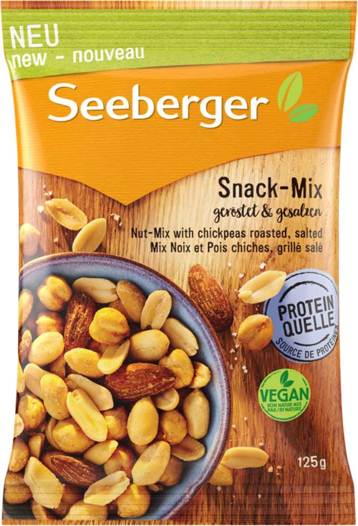 Seeberger Snack-Mix geröstet & gesalzen 125g Produktbild 