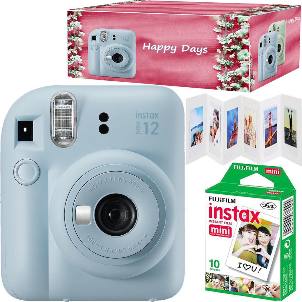 Set appareil photo instantané Fujifilm Instax Mini 12, bleu Image du produit 
