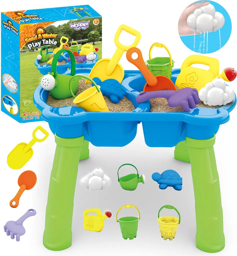Tavolo Attività WOOPIE 2in1 Acqua e Sabbia | Sviluppo Motorio Bambini