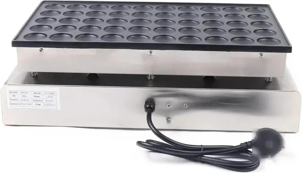 Machine poffertjes compacte 50 empreintes avec plaque antiadhésive - 4