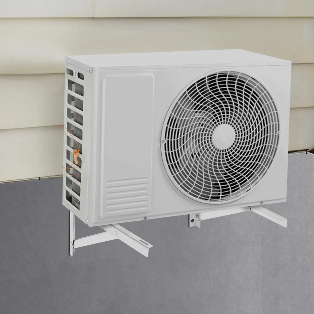 Support mural climatiseur renforcé 200kg - Console AC 46x33x43 cm