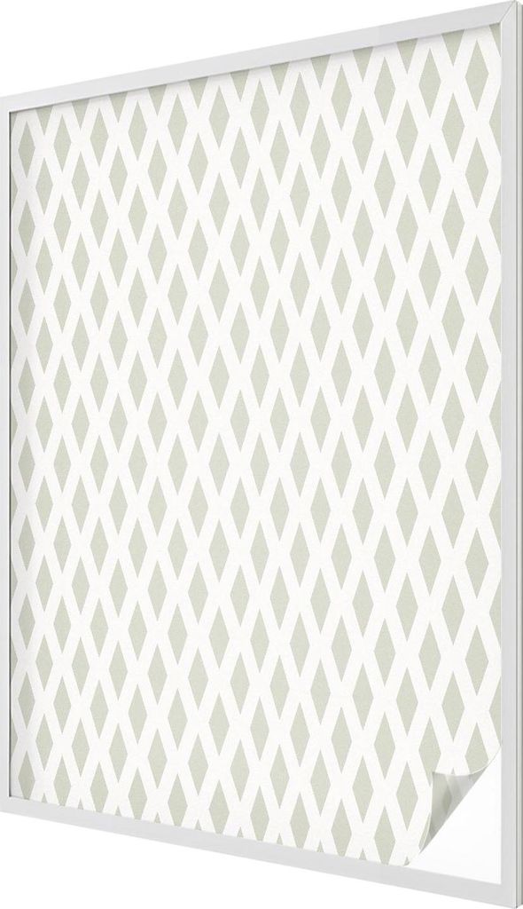Buntglas Fensterfolie – 146x100 cm – Stained-Glass Design – blickdichte dekorative Sichtschutzfolie – selbstklebend, UV-Schutz – Rautenmu...