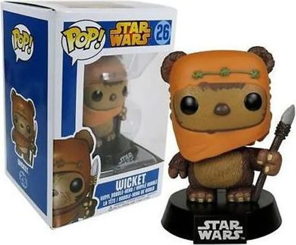 Idée cadeau Star Wars figurine Wicket Funko Pop boîte intacte n°26