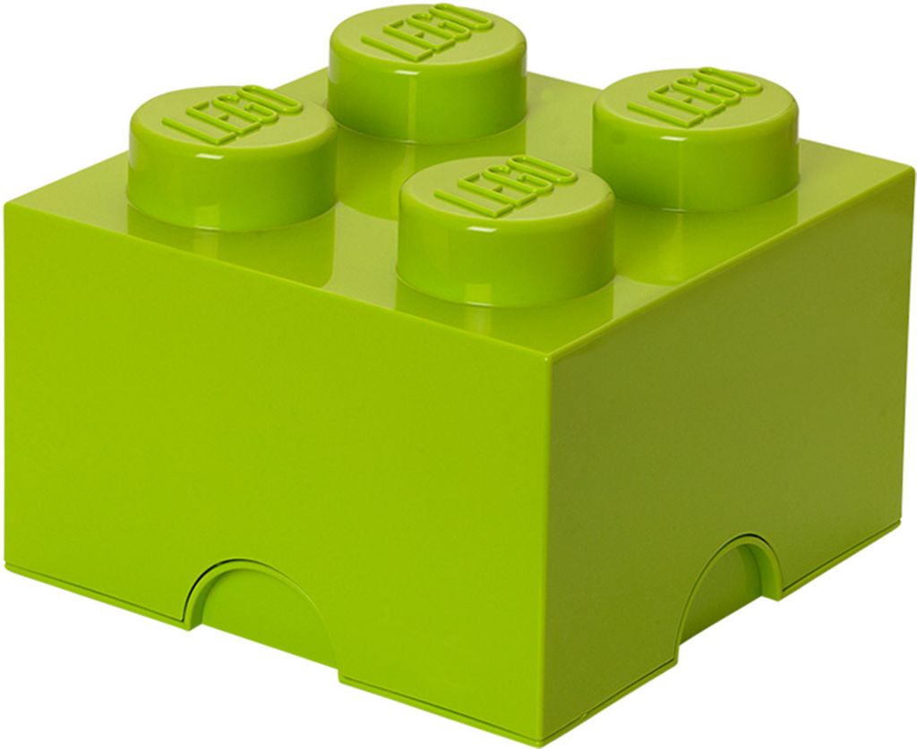 LEGO Storage Brick 4 hellgrün (grün)