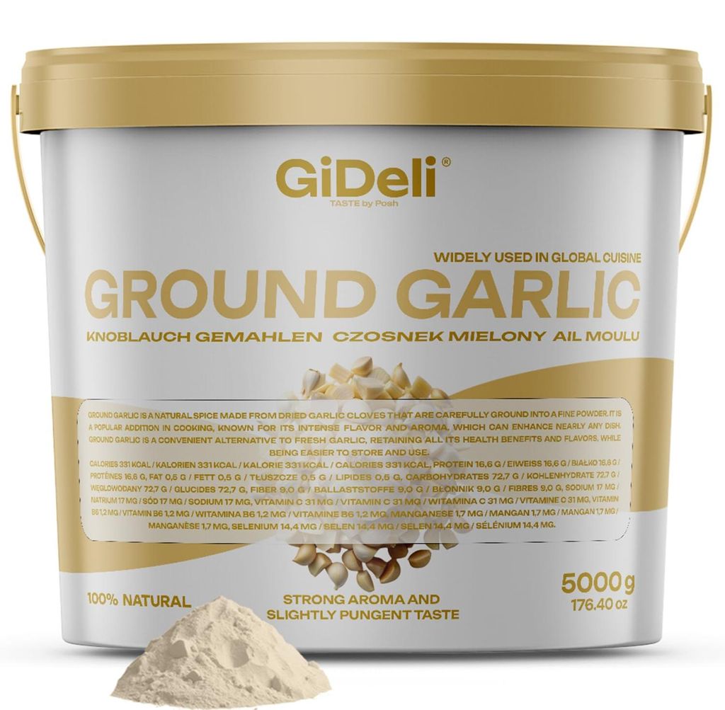 Ail en poudre moulu 5 kg, pur et naturel, pour viande, Image du produit 