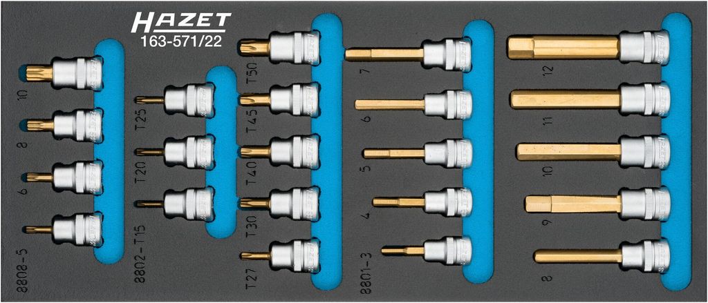 HAZET 163-571/22, 22 Stück(e)