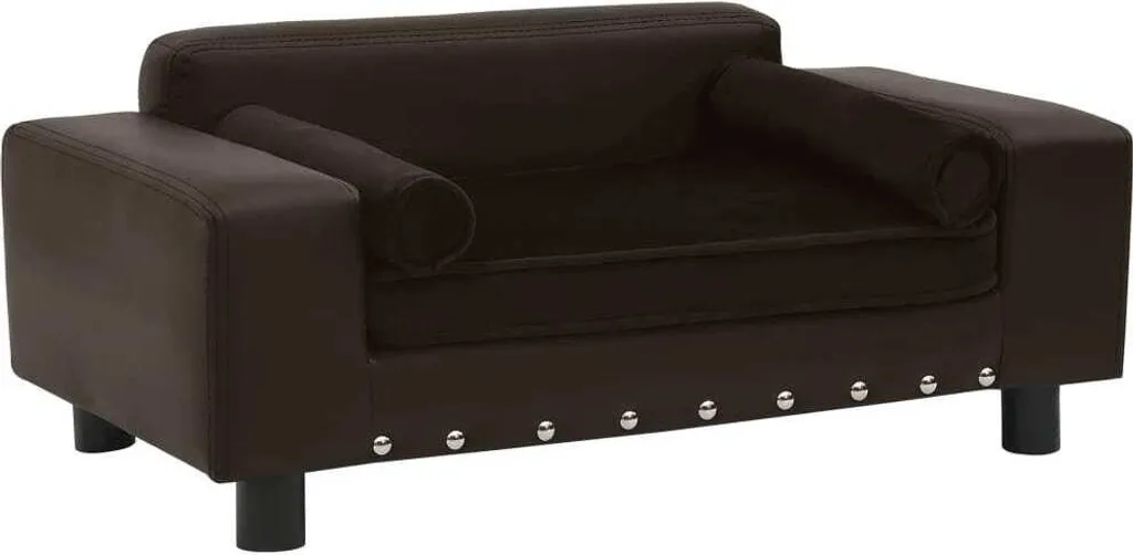Divano per Cani Marrone 81x43x31 cm The Living Store - Offerta Premium