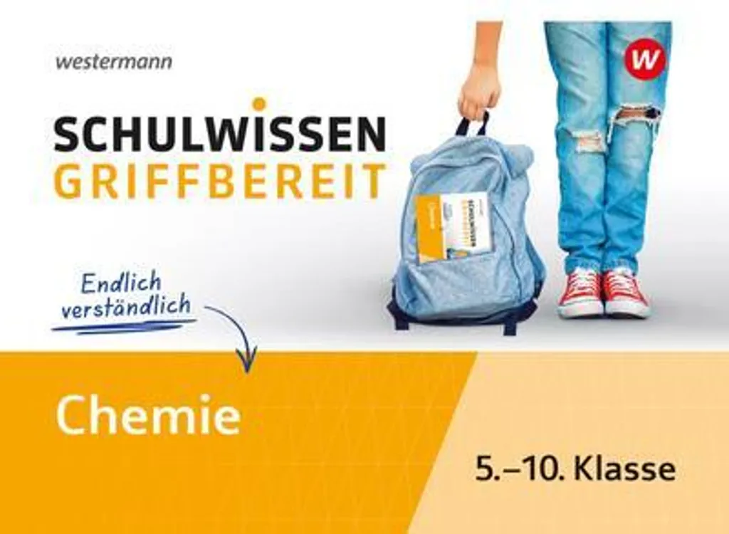 Livre de chimie Schulwissen griffbereit avec fiches de synthèse claires