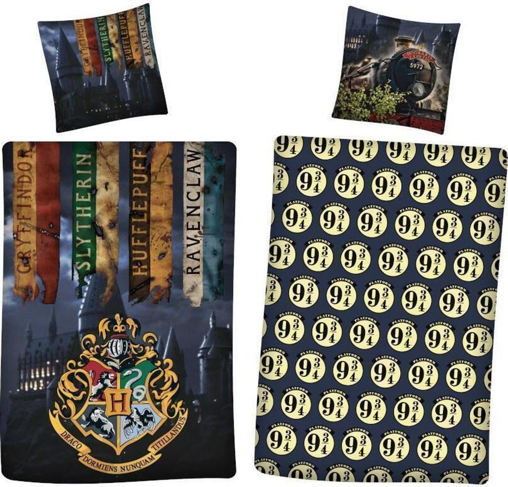 Biancheria da letto Harry Potter "nove 3/4" 140x200 cm, Immagine del prodotto 