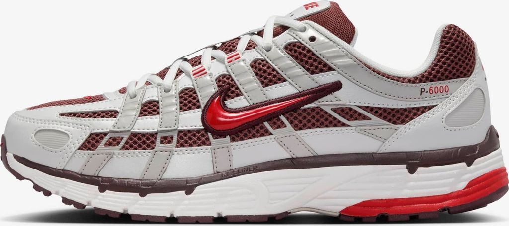 Nike P-6000 Damen-Sneaker "Metallic Summit Fire Red" Rot, Größe: 45