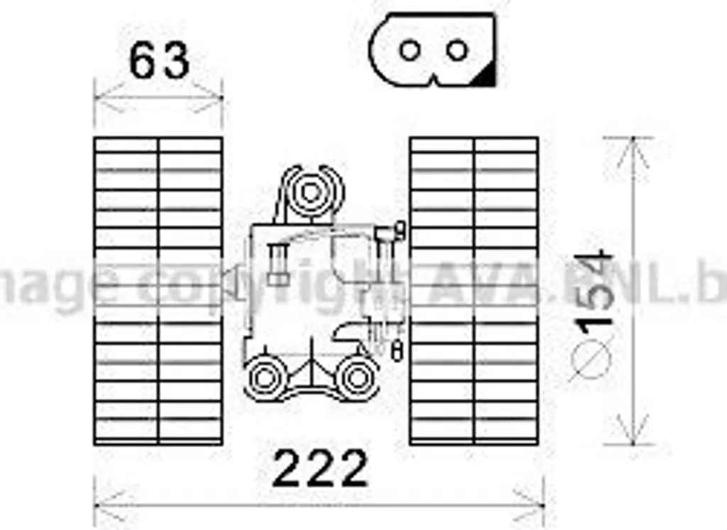 Pulseur d'air moteur Mercedes Vito W639 remplace la pièce OE 8357904