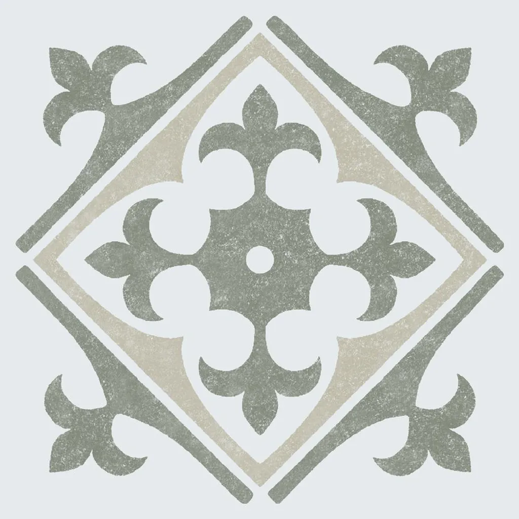 12 Dalles Murales Adhésives Nadia Vert 15x15cm Boite de 6 Dc-fix