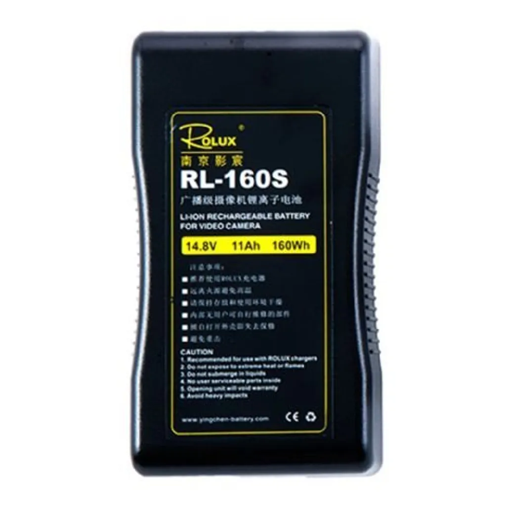 Batterie Rolux RL-160S V-Mount 160Wh 14.8V pour Caméras Broadcast