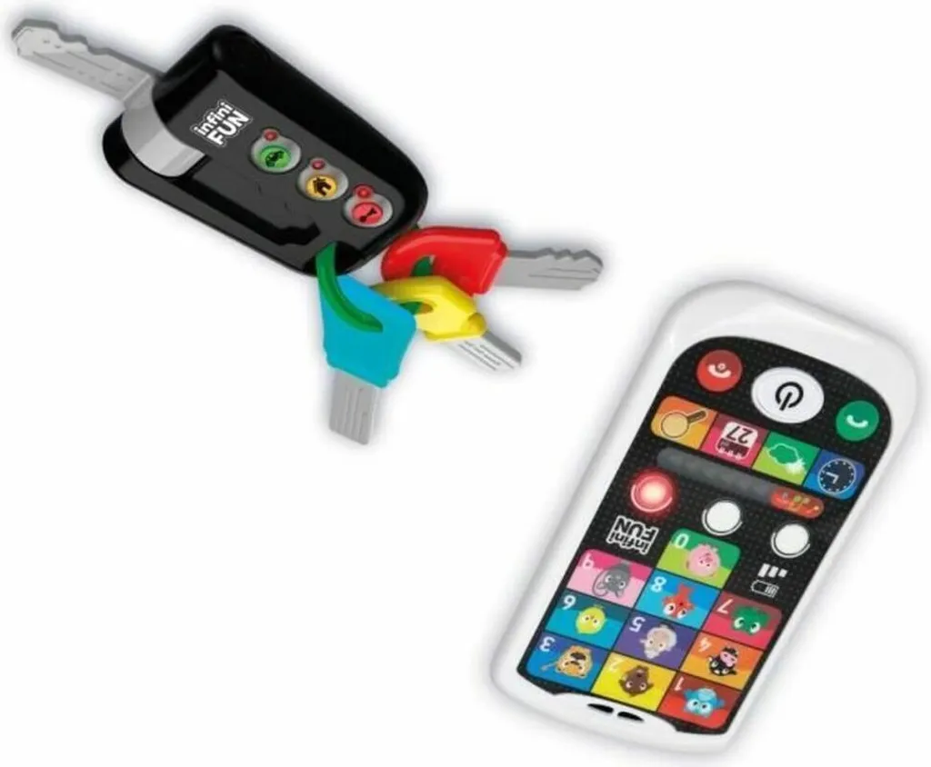Smartphone éducatif animaux et chiffres avec ses clés hochet bébé