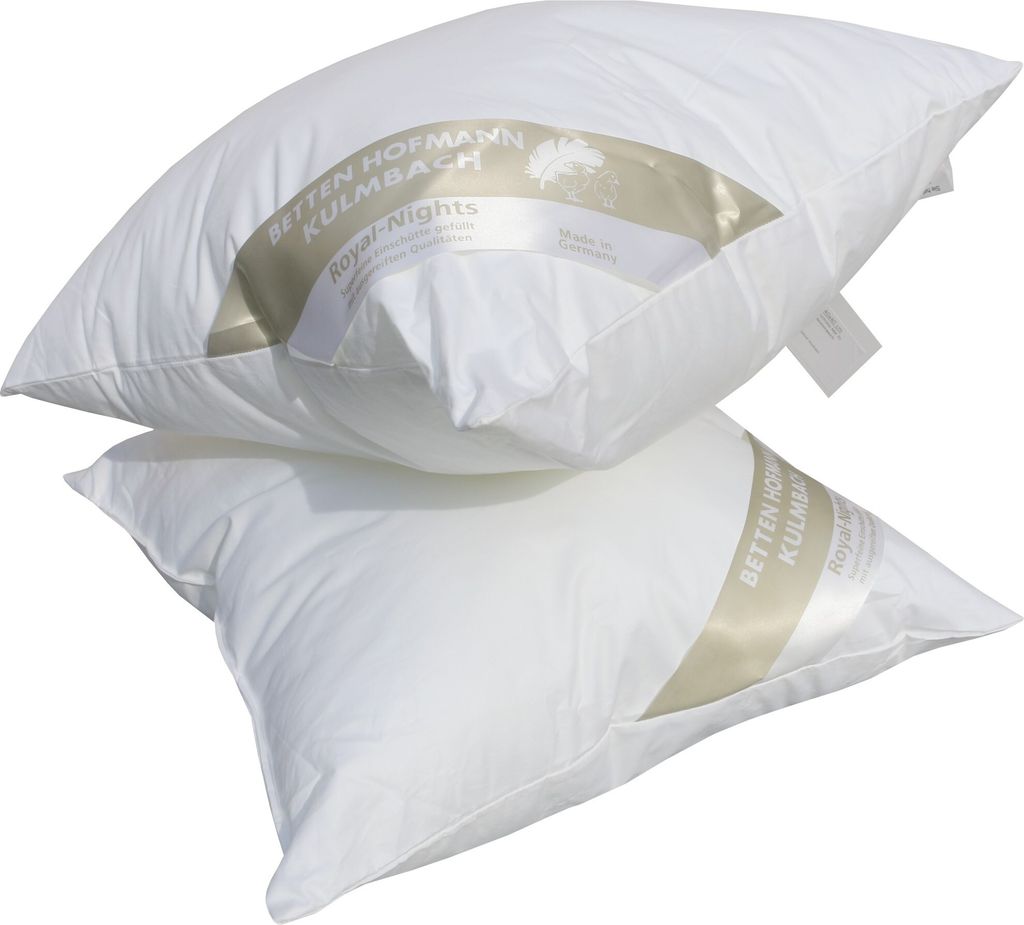 2 Stück Betten Hofmann Basic Allergiker Kleinkissen Faserkissen 40x40 cm 200 g