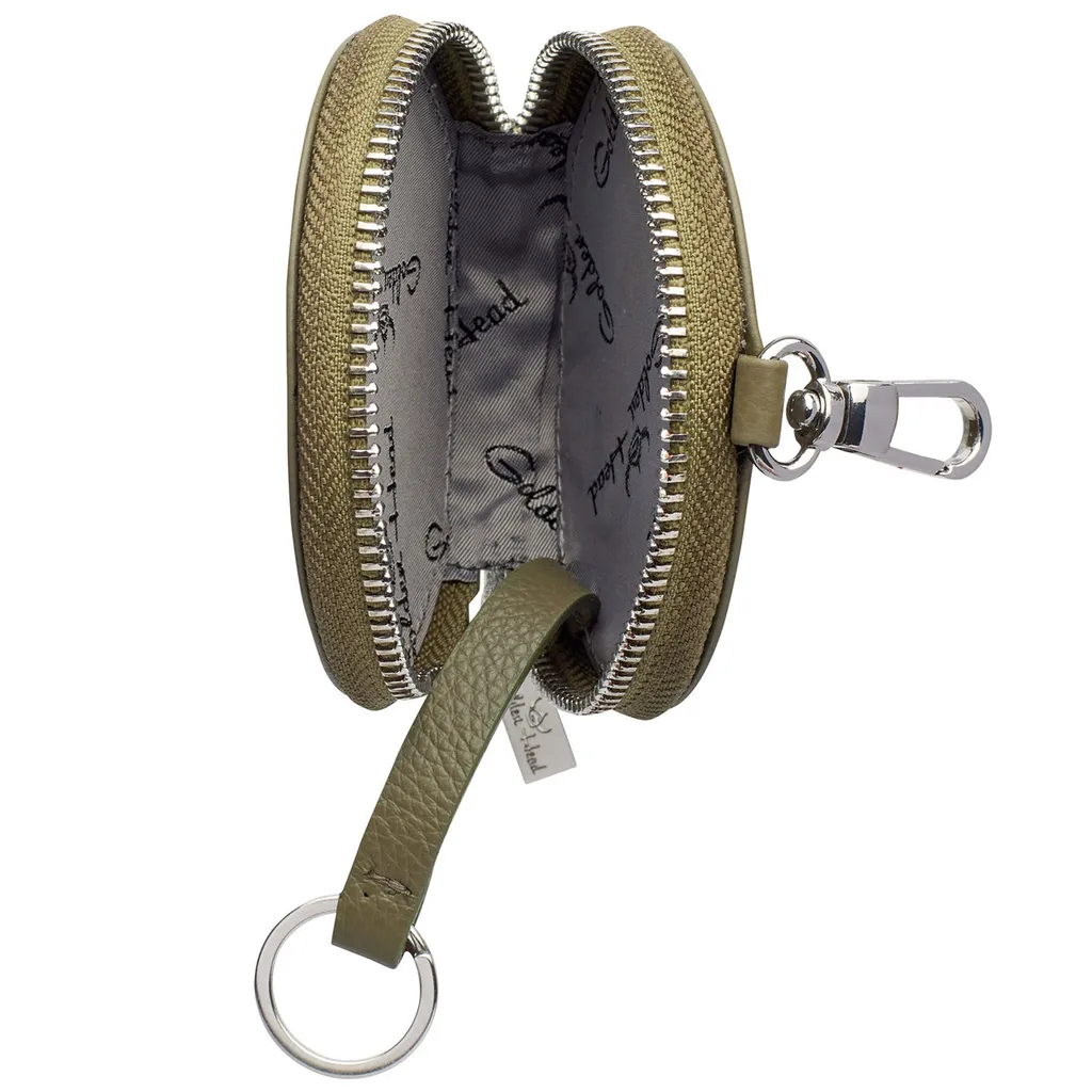 Golden Head Palma Key Case Oliv - Portachiavi in Pelle RFID per Uomo