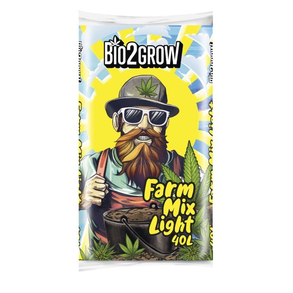 Bio2Grow Farm Mix Light 40 Liter Professional Erde Premium Produktbild 