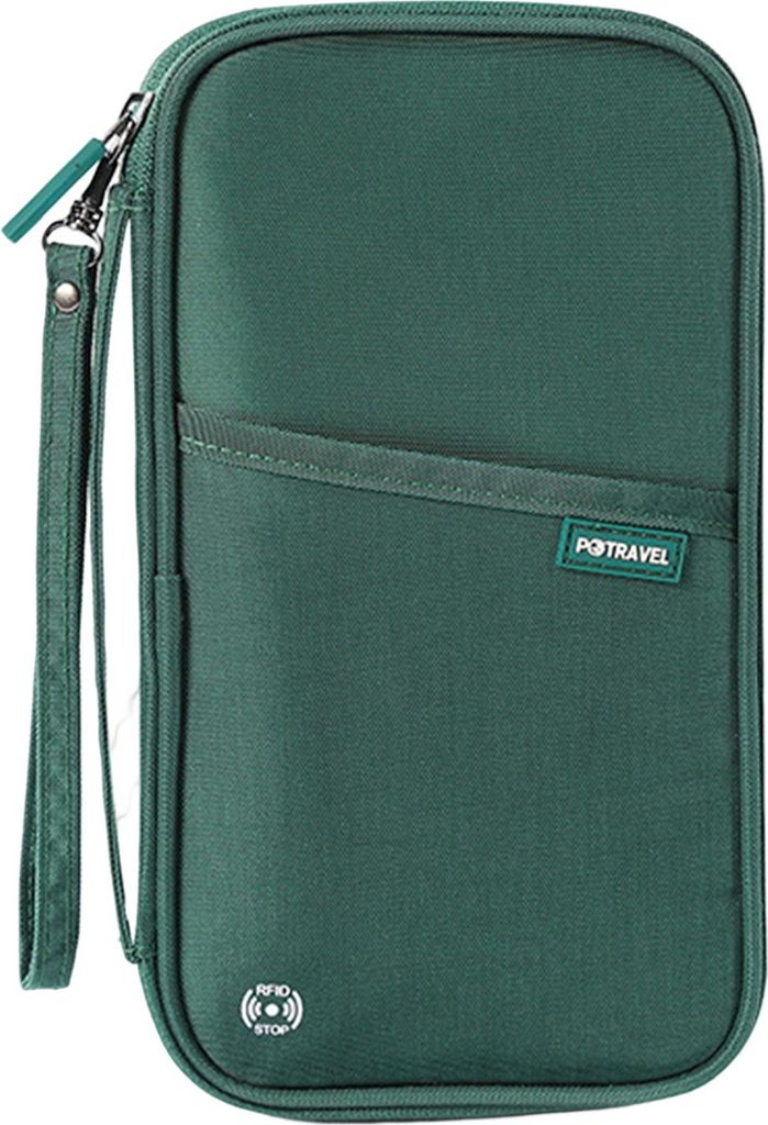 Reisepasstasche mit mehreren Fächern, Reißverschluss, wasserdicht, gegen Verlust, leicht zugänglich, hohe Sicherheit, Reisepass-Organizer, Reise...