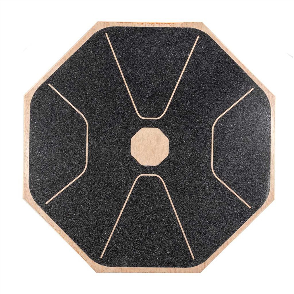 YATE Balance Board - Holz, Achteck