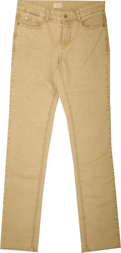21642 Mac Jeans, Angela, Damen Jeans Hose, Stretchdenim, weizenbeige stone, D 46 Inch 36 L 32