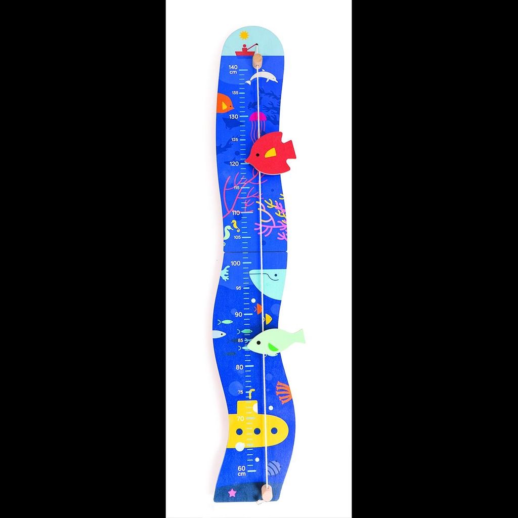 Bajo Messlatte Karton Seaworld - bunte Wachstumstabelle für Kinder