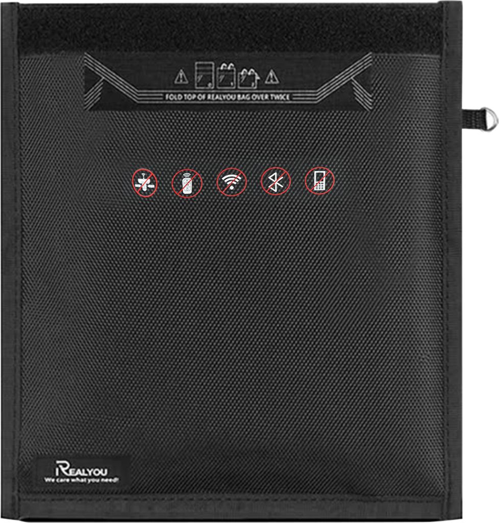 Signalschutzbeutel Anti-Hacking-Anti-Interferenz Oxford Stoff RFID Signal Blocking Wallet Hülle für Mobiltelefone-A