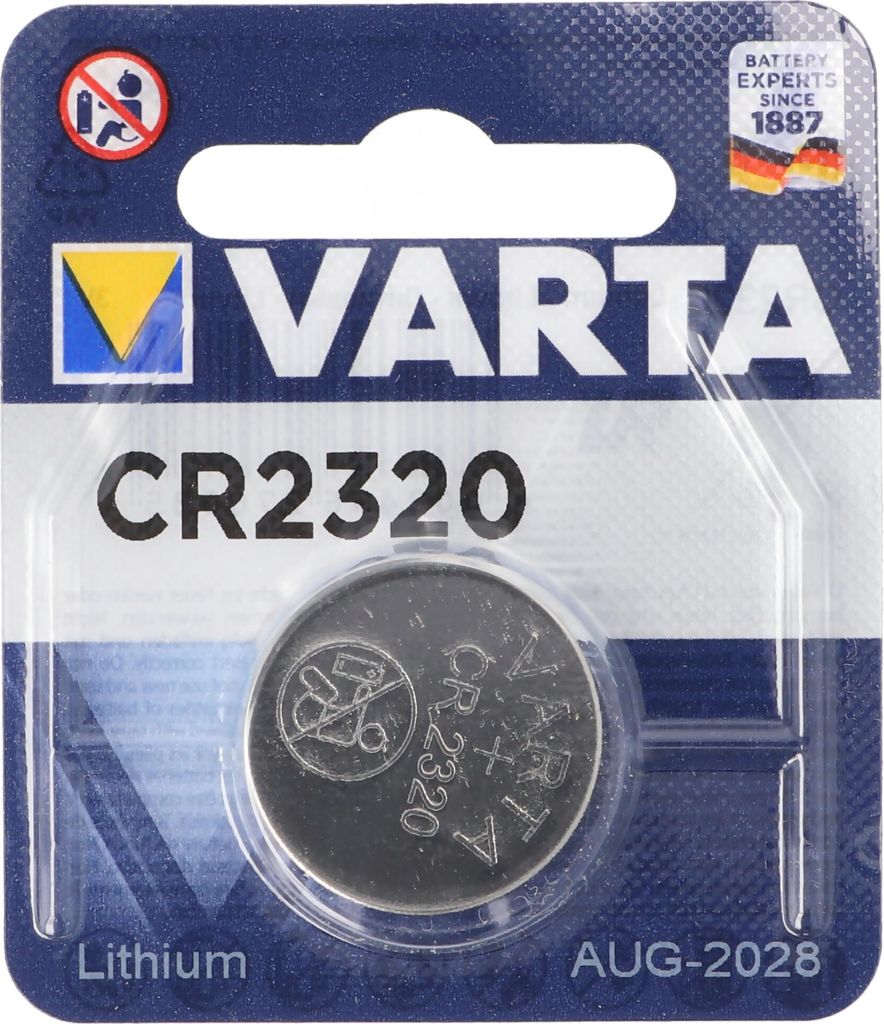Varta CR2320 lithiumbatterij Productafbeelding 