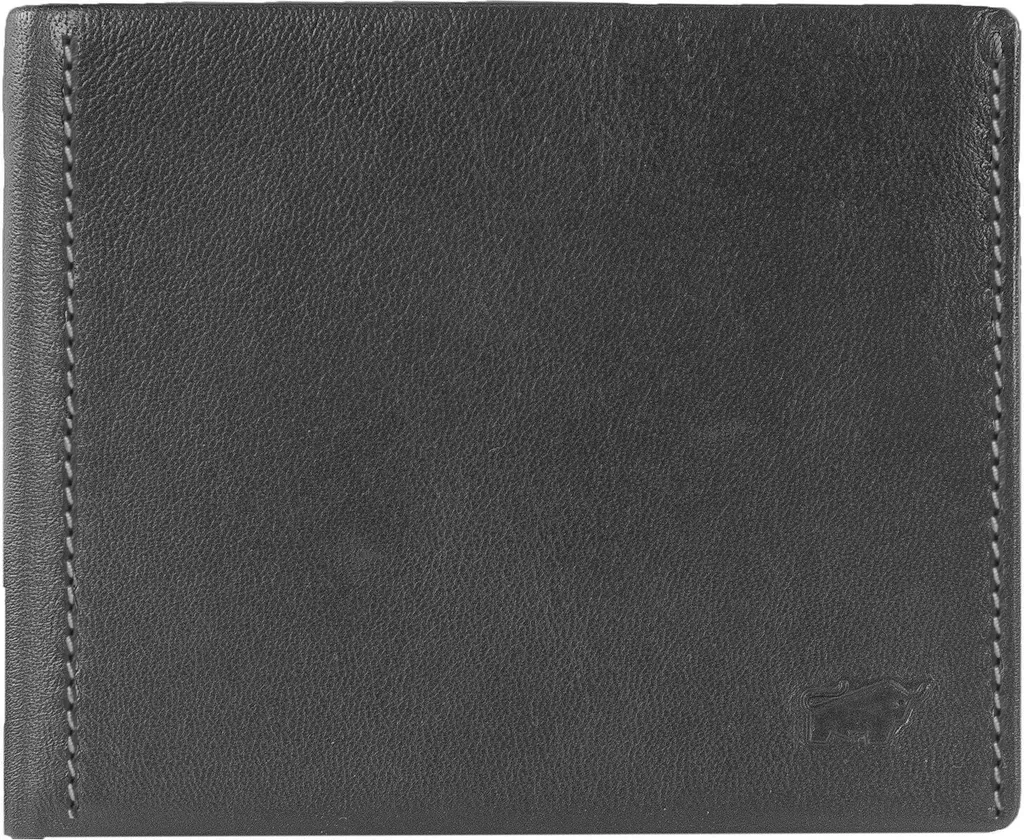 Braun Büffel portafoglio Henry Wallet Black nero
