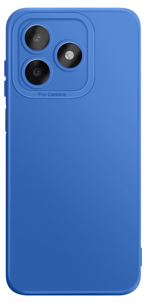Avizar, Weiche Silikonhülle mit Kameraschutz für Honor X5c Plus, Blau
