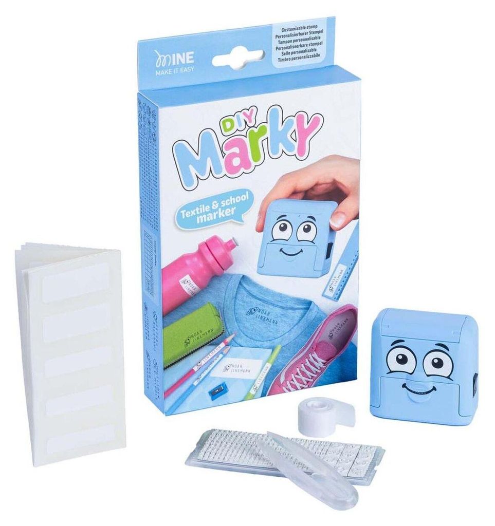 Colop 166666, Rechteckig, Blau, Papier, Textil, Kinder & Produktbild 