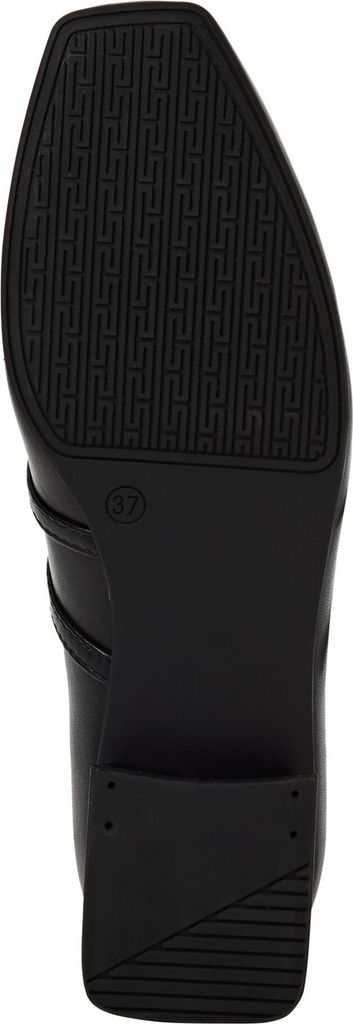 MARCO TOZZI Damen Ballerina Leder Riemchenballerina mit Blockabsatz 2-22200-44, Größe:36 EU, Farbe:Schwarz