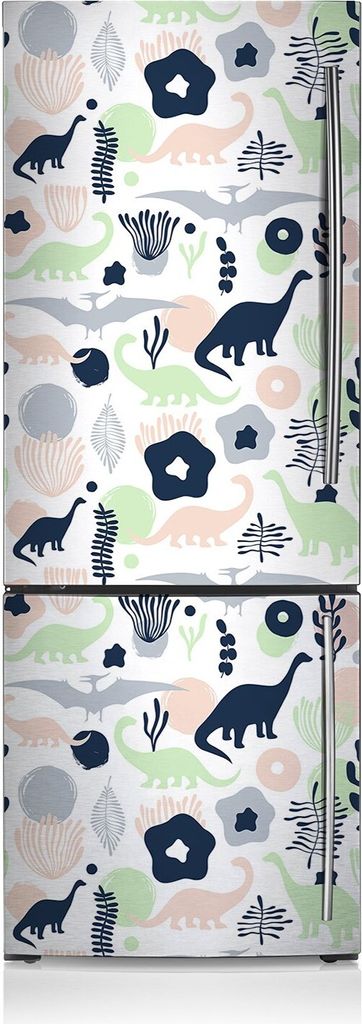 Magnetfolie Magnete Küche Kühlschrank Dekoration 60x190 cm - Dinosaurier.