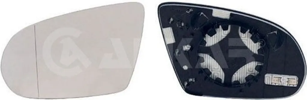 Verre de rétroviseur extérieur gauche pour Audi A8 série 4H ALKAR 6471789