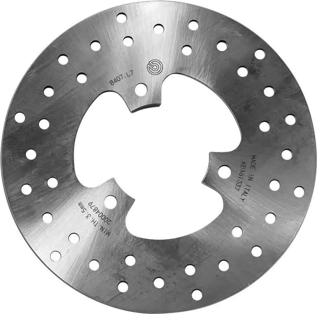 Disque de frein arrière moto Brembo Gold Serie 200mm pour Peugeot