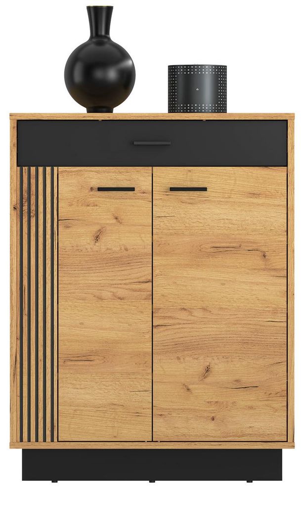 Schuhschrank Vasco Schuhkommode Breite wählbar Gold Craft Produktbild 