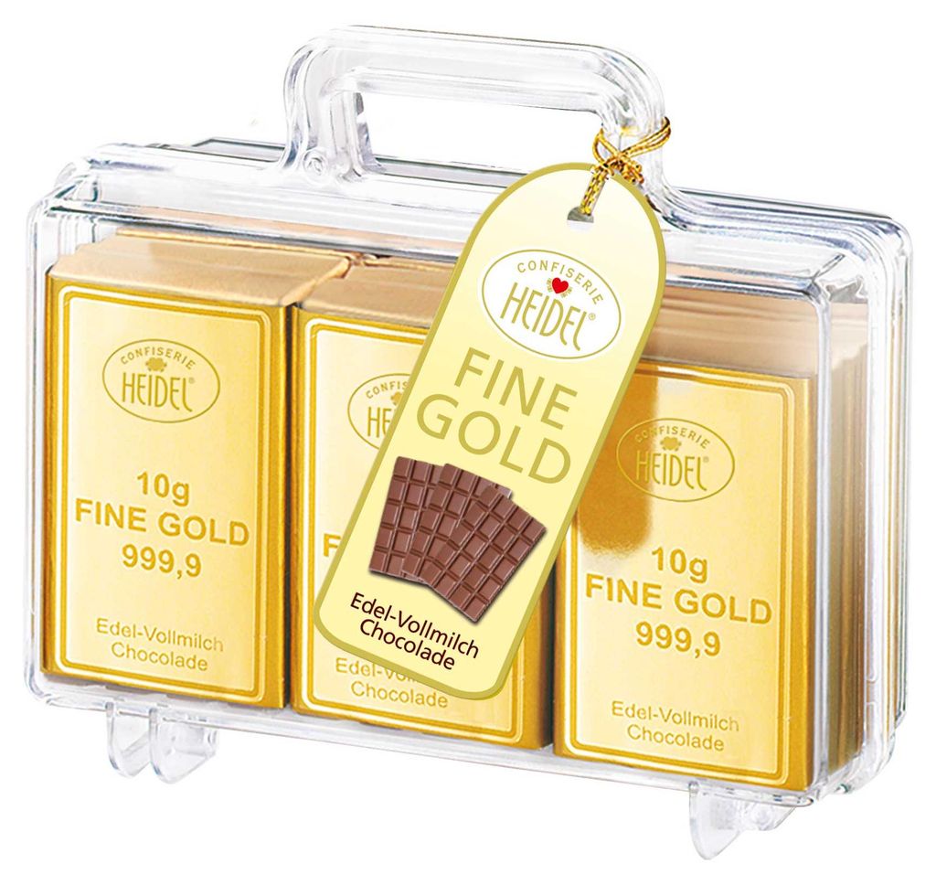 Heidel Gold-Koffer 120g Produktbild 